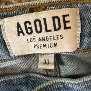 Agolde Classic Blue Denim Jeans